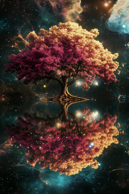 Kosmischer Baum des Lebens