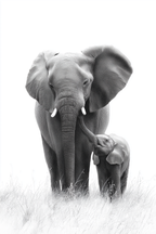 Elephant Family Portrait