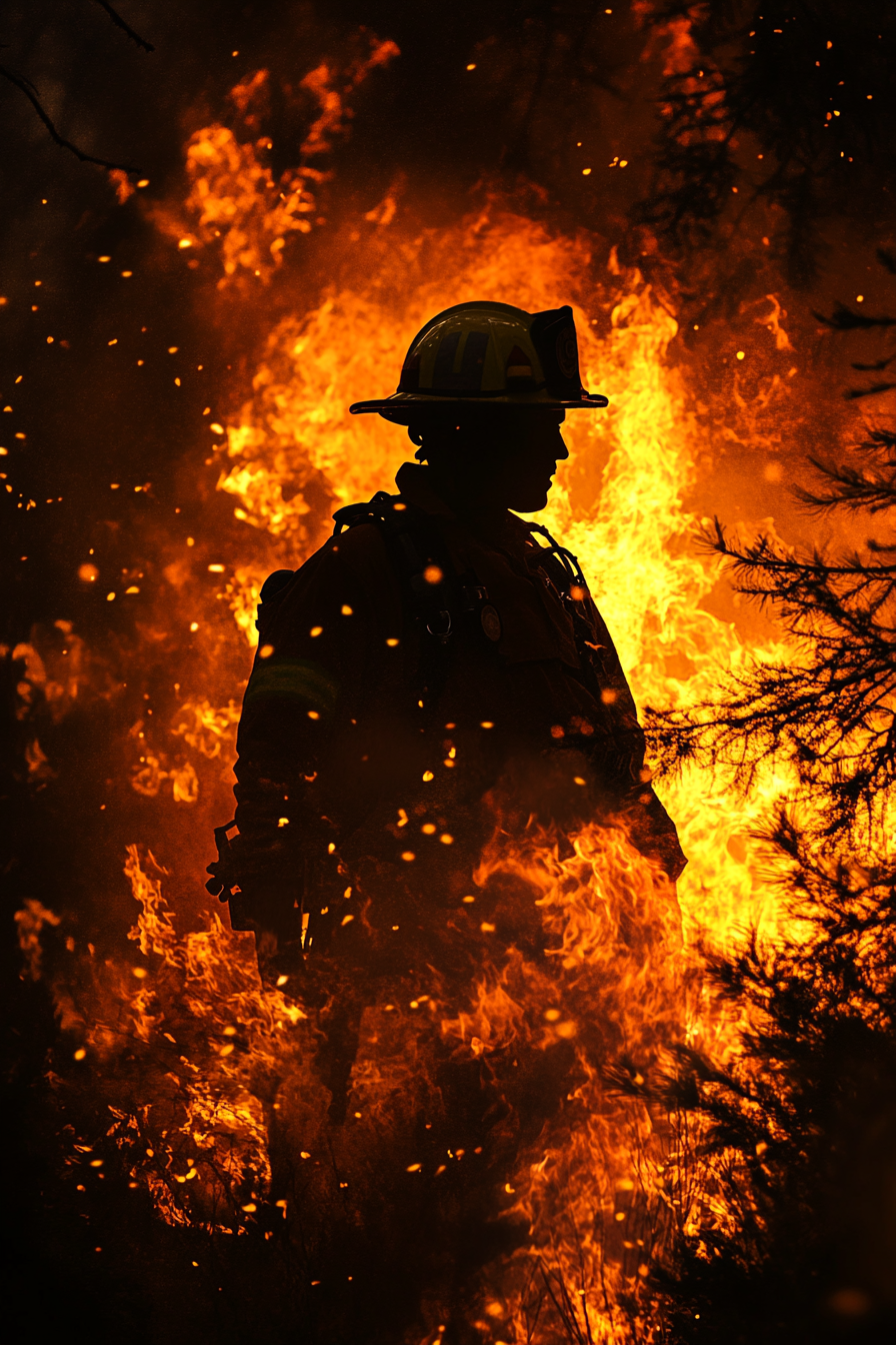 Firefighter Silhouette