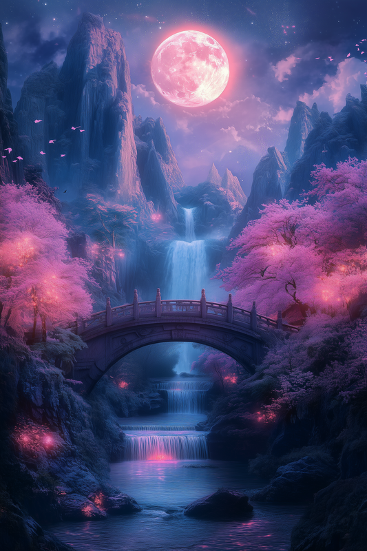 Magische japanische Nacht