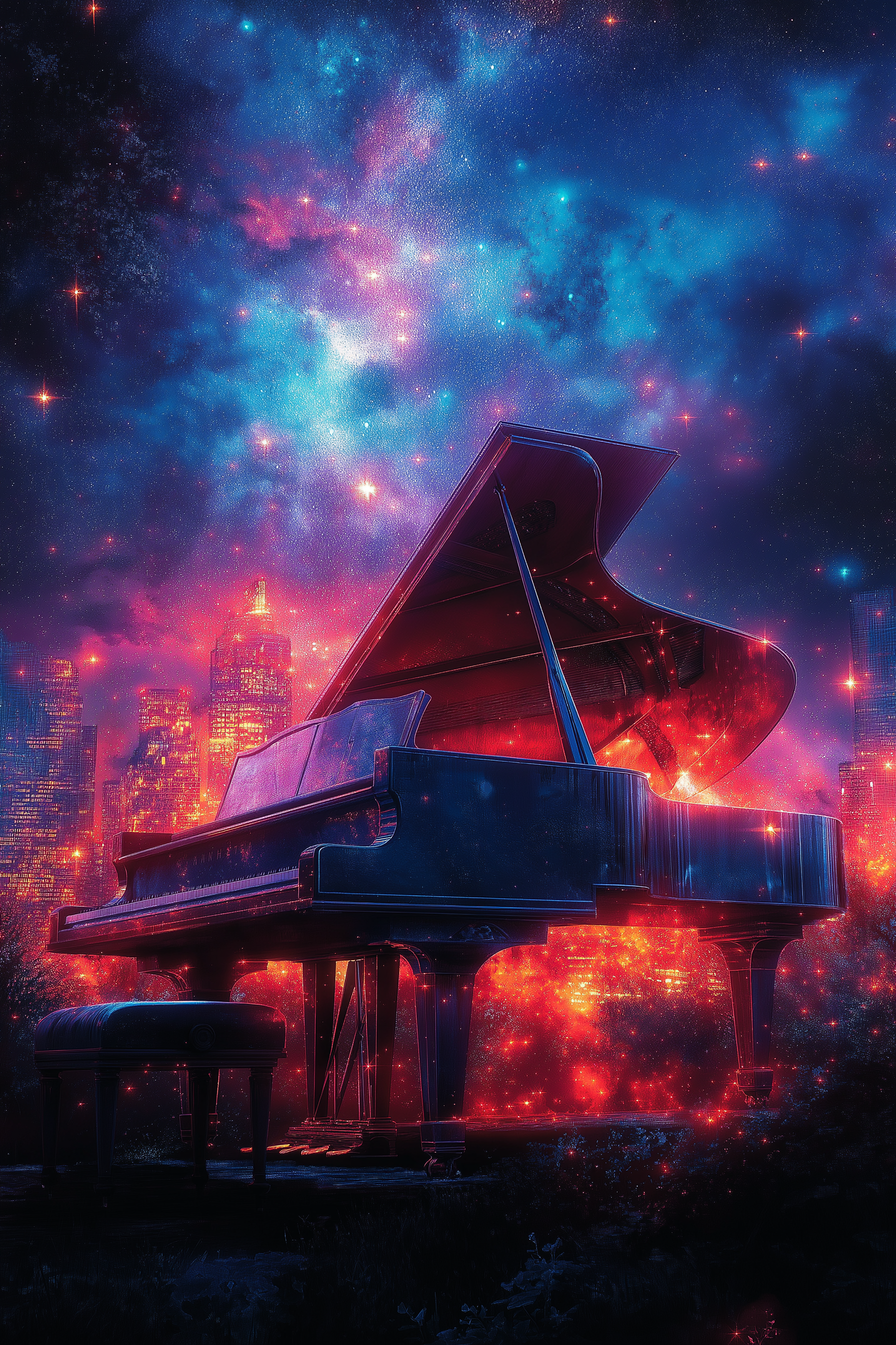 Magic piano poster