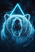 Roaring Polar Bear