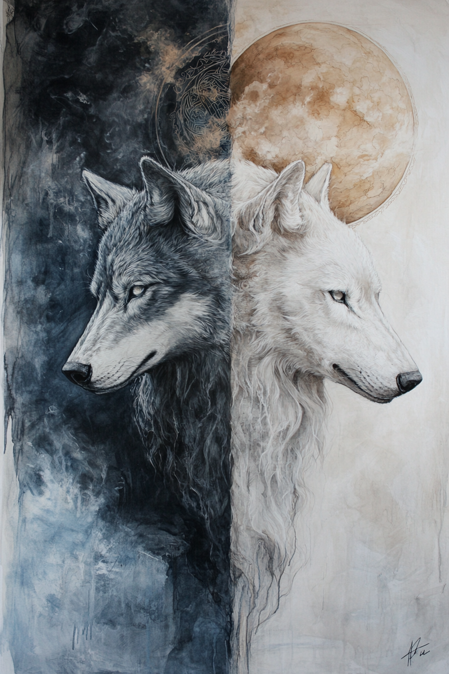 Skoll and Hati