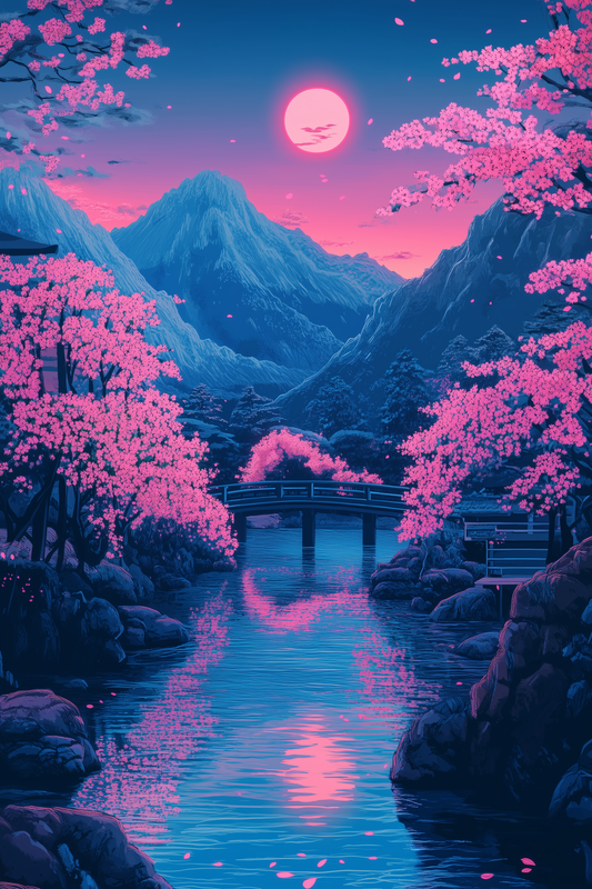 Sonnenuntergang in Japan