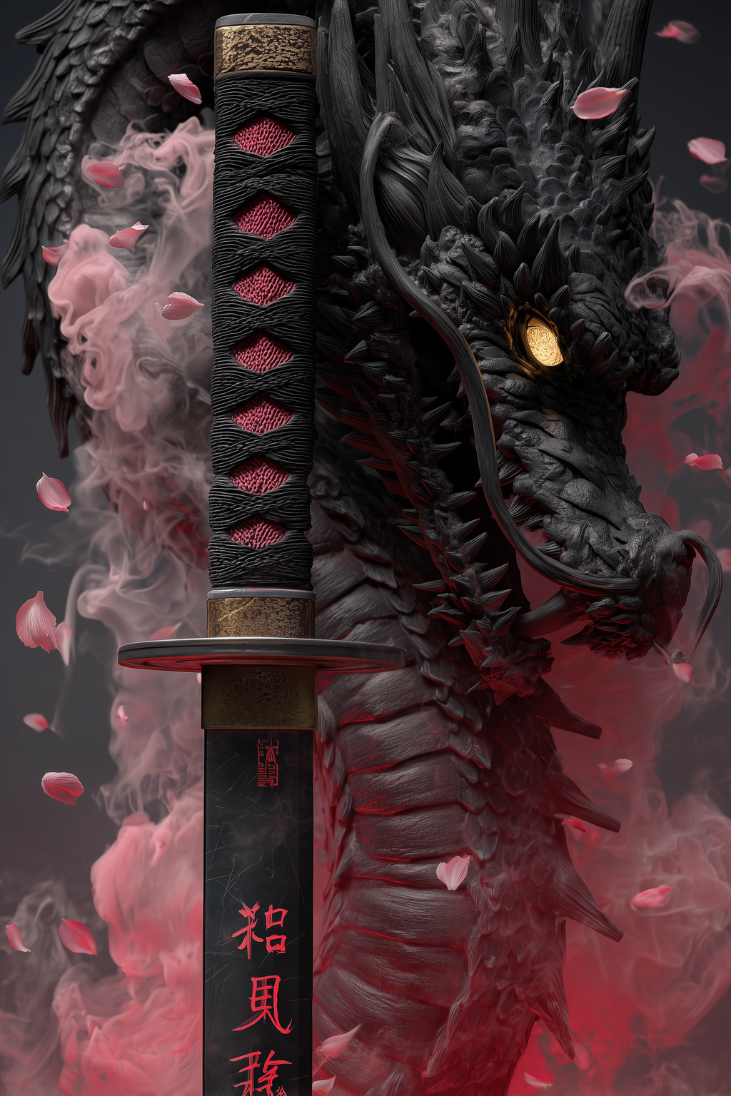 Black Dragon Katana