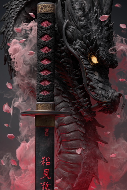 Black Dragon Katana