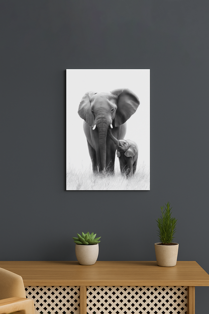 Elephant Family Portrait