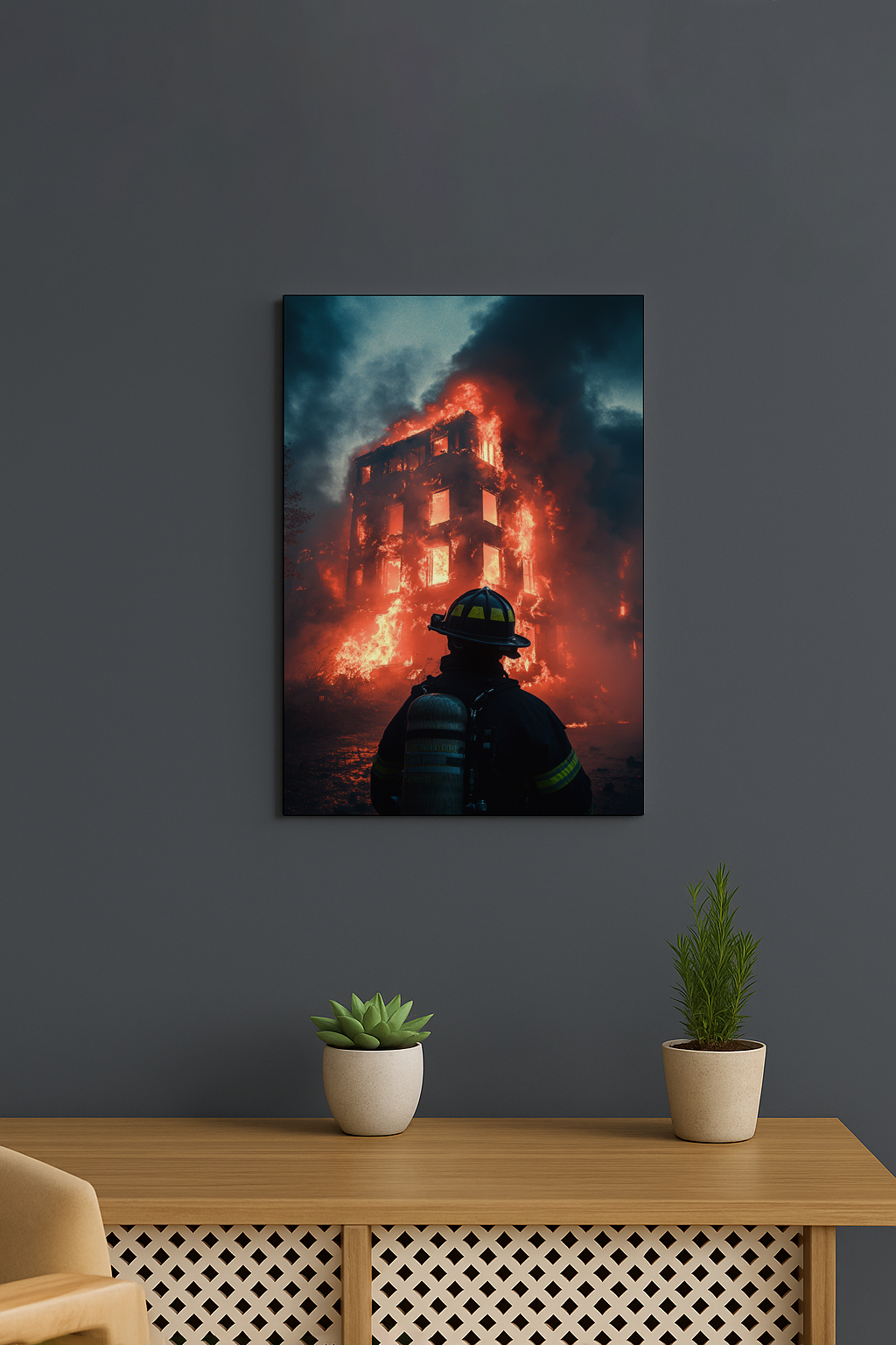 Firefighter between pure chaos
