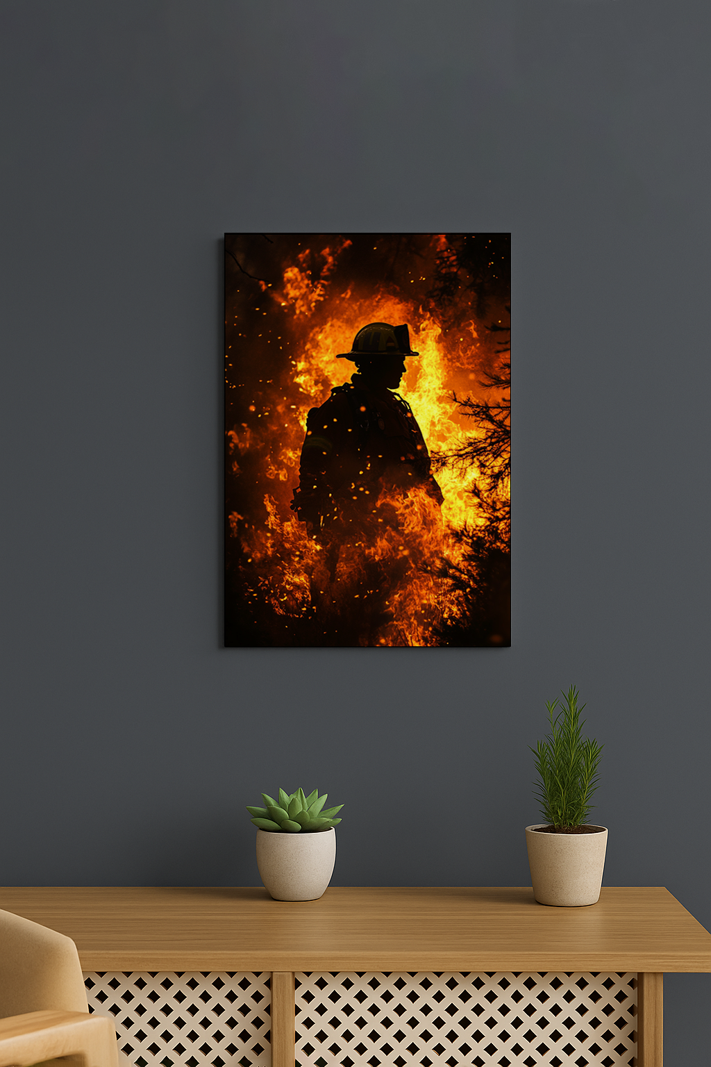 Firefighter Silhouette