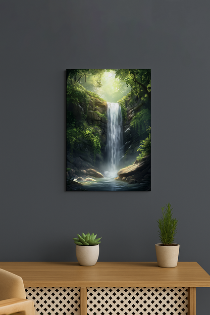 Versteckter Wasserfall