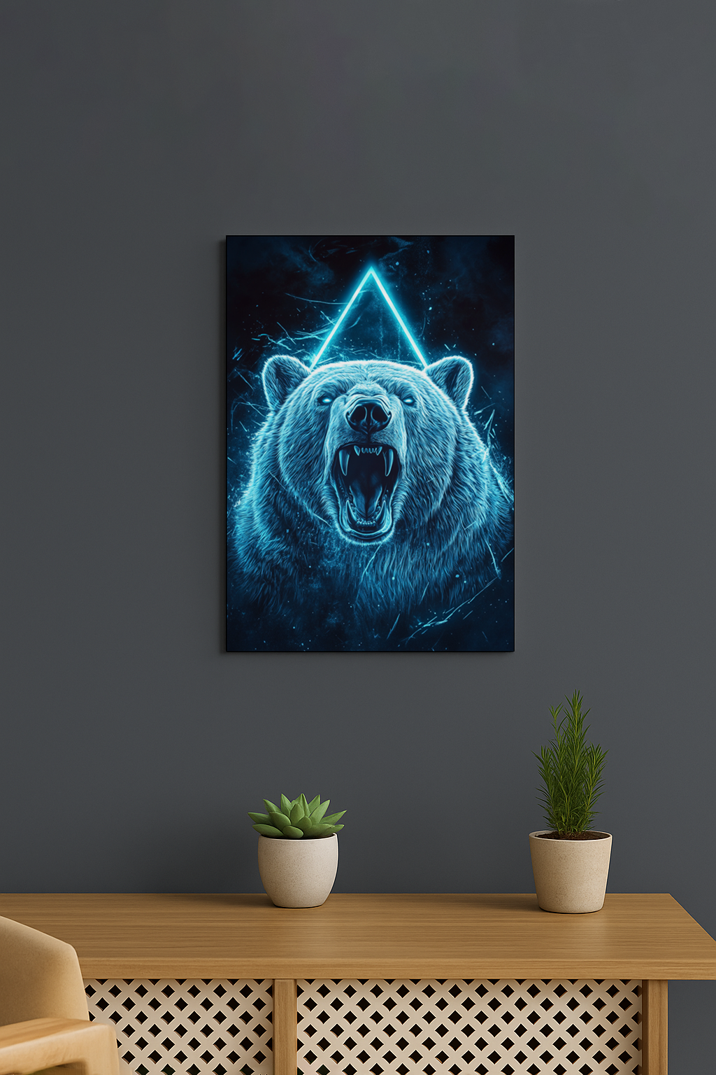 Roaring Polar Bear