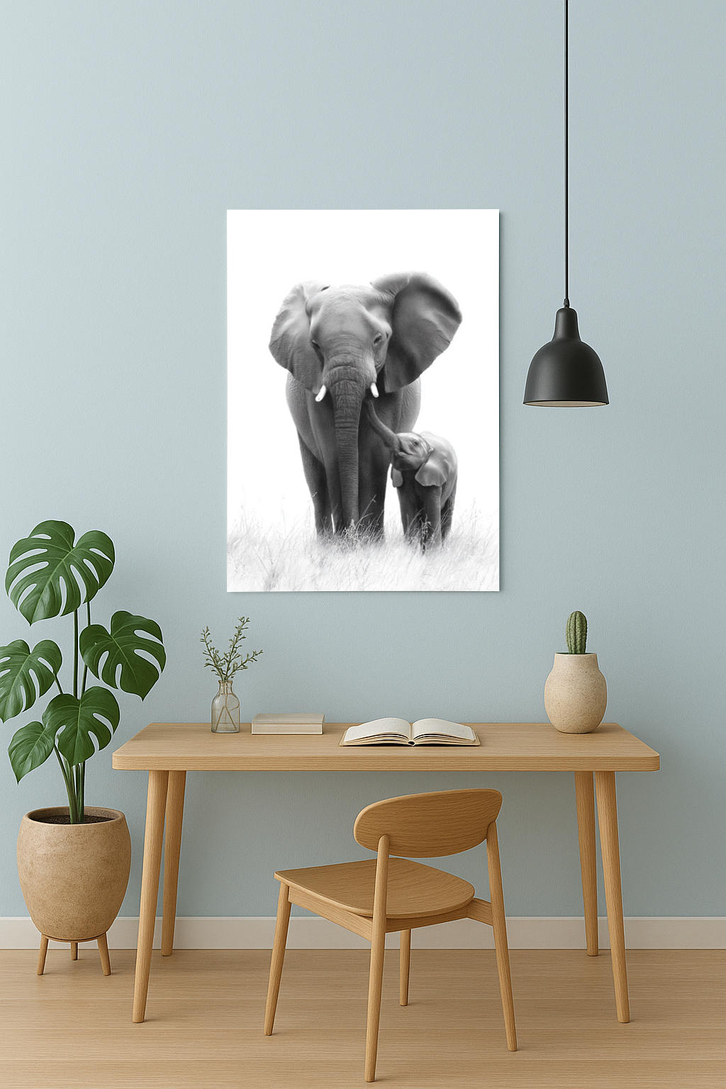 Elephant Family Portrait