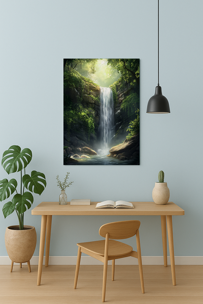 Versteckter Wasserfall