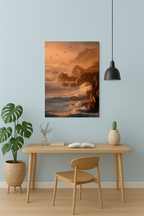 Ocean Cliff Sunset