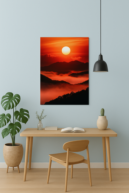 Misty Mountains at Dawn