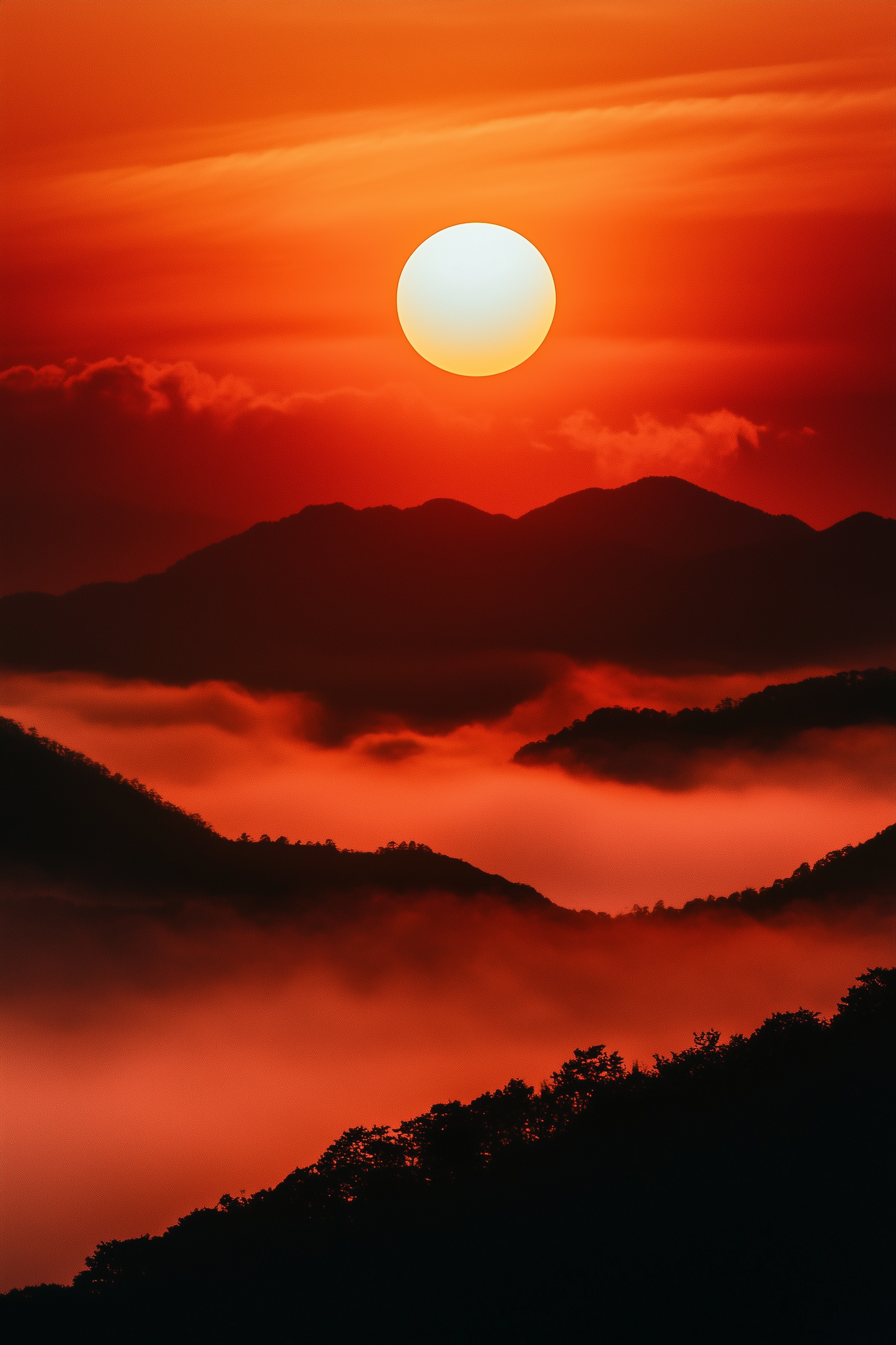 Misty Mountains at Dawn